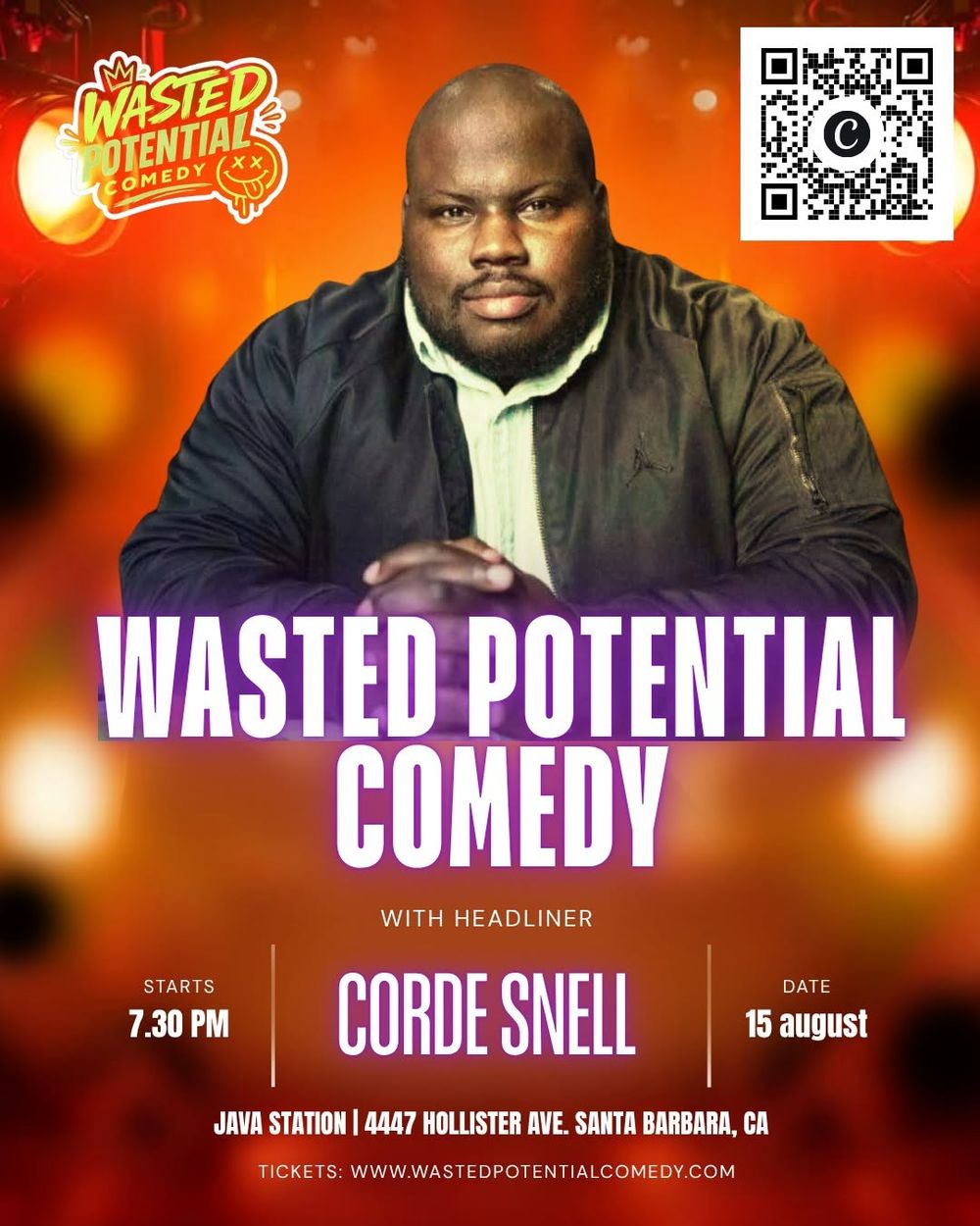 🔥 **YOUR HEADLINER: CORDE SNELL**

We’re very excited to welcome **Corde Snell** back to 