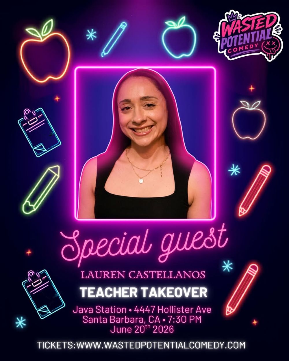 Quick lineup update for our Teacher Takeover show! This show will have TWO Laurens! Lauren