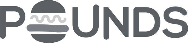 Pound’s logo makes it clear that they are a restaurant that serves burgers.