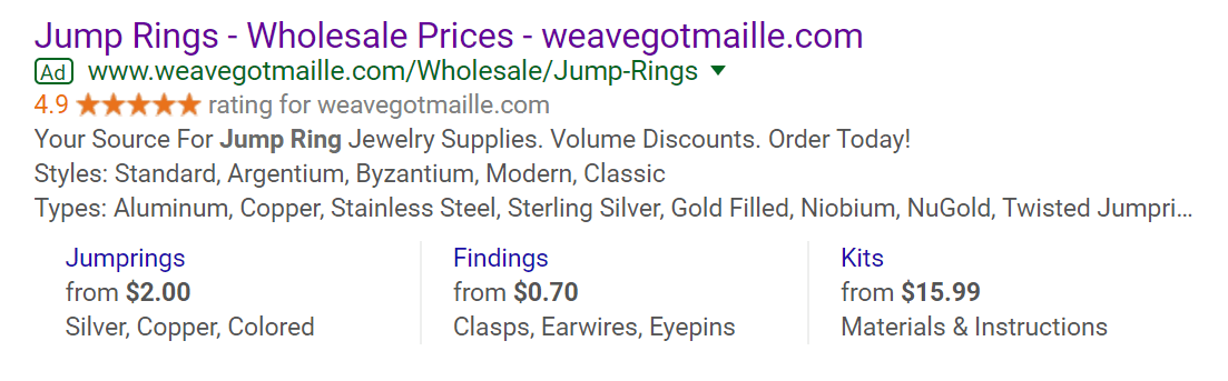 Google AdWords Ad Extensions A Brief Guide To Using Each Effectively -Lead Example