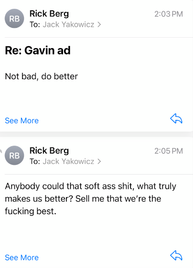 bad notes from my boss