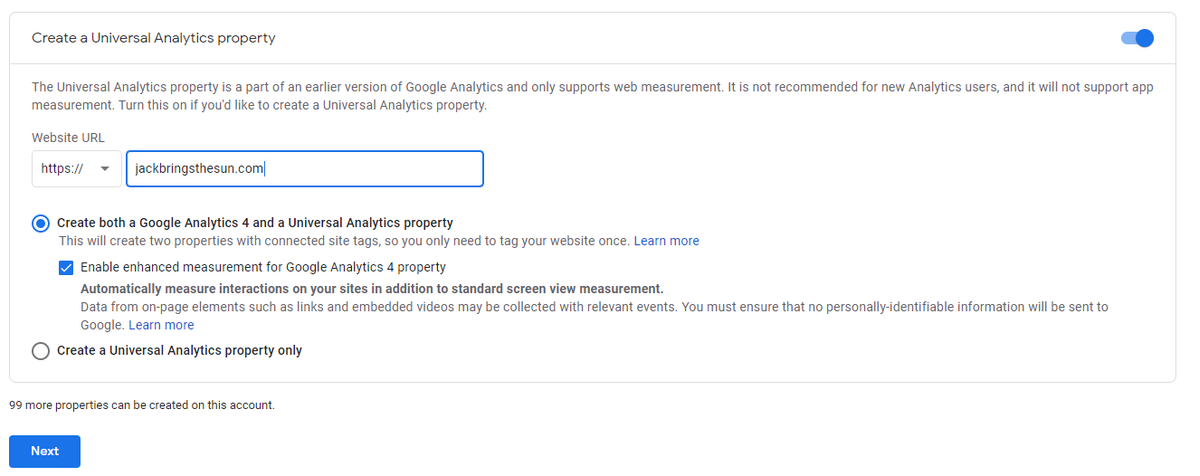 how to set up universal analytics
