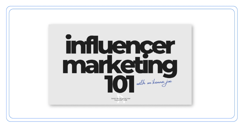Influencer Marketing 101 - How To Get Started