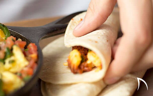 Breakfast Skillet Tacos