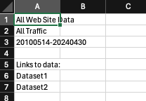 csv export example data export