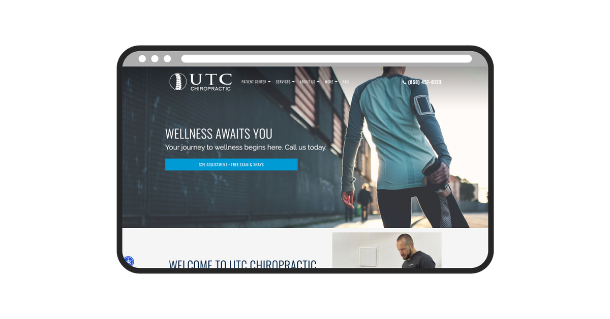 utc chiropractic website