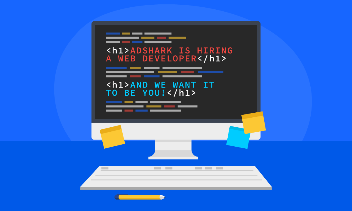 Graphic of a computer that reads 