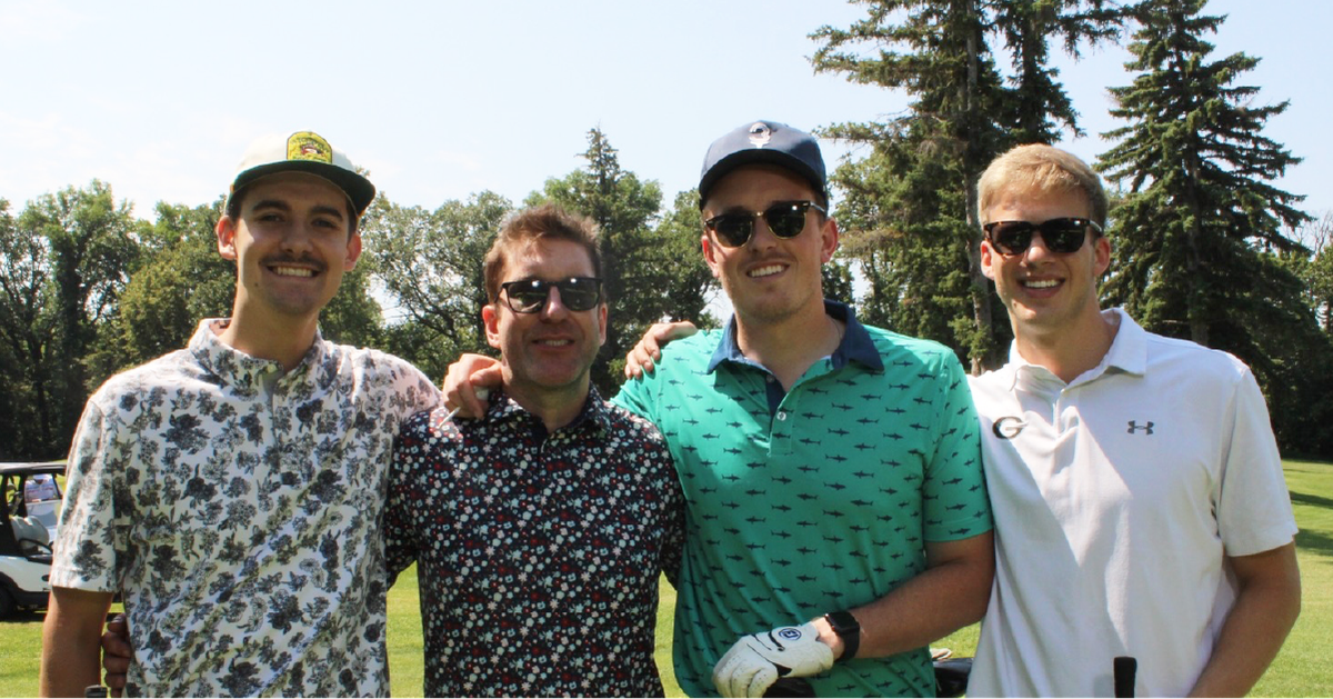 The adshark team participating in the annual Chamber Golf Outing