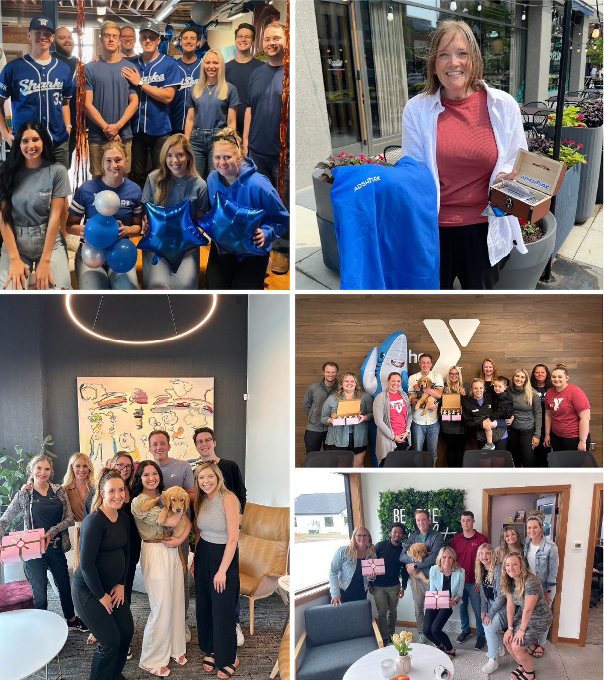 Collage of photos from AdShark Marketing's AdShark Week