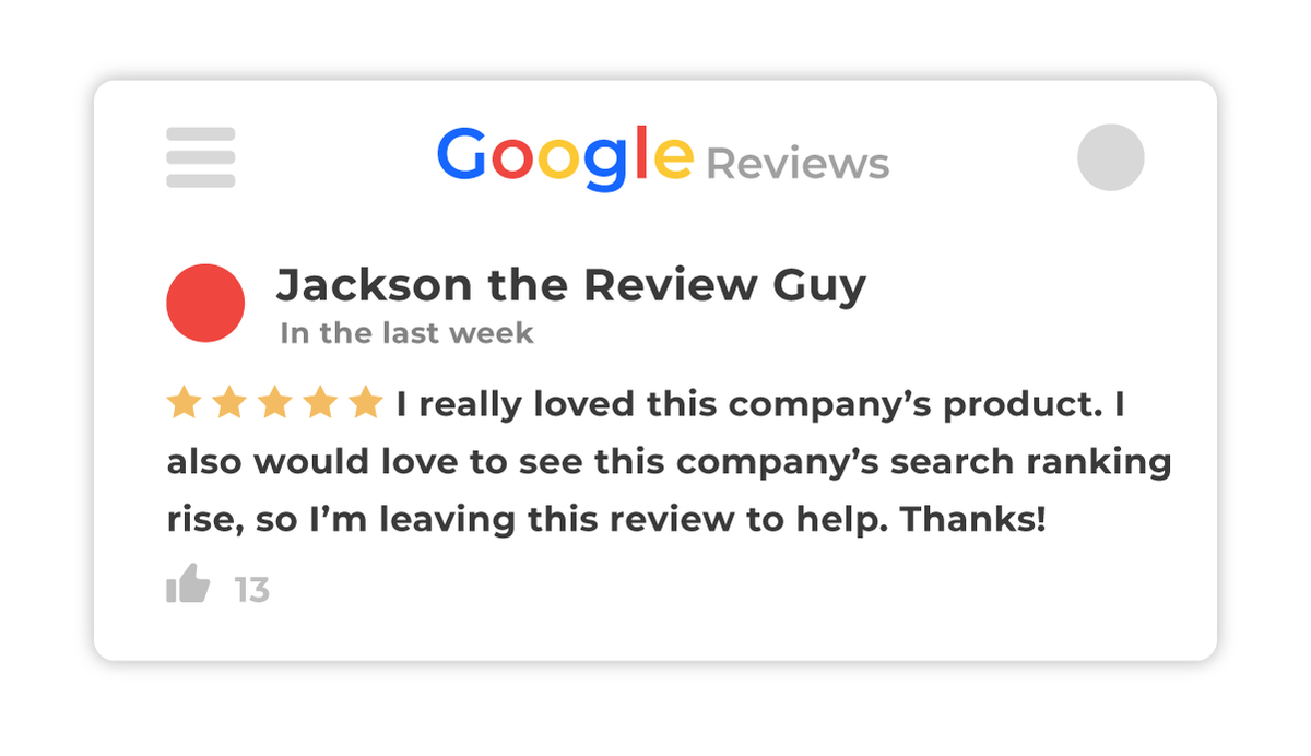 google review SEO
