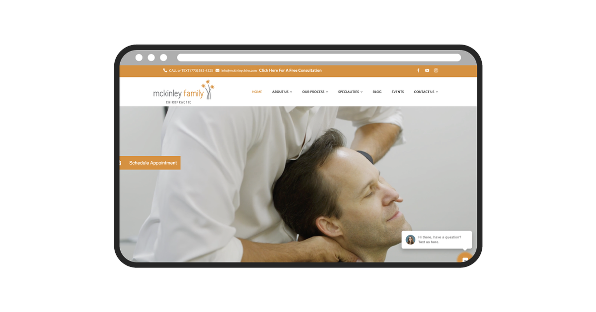 mckinley family chiropractic website