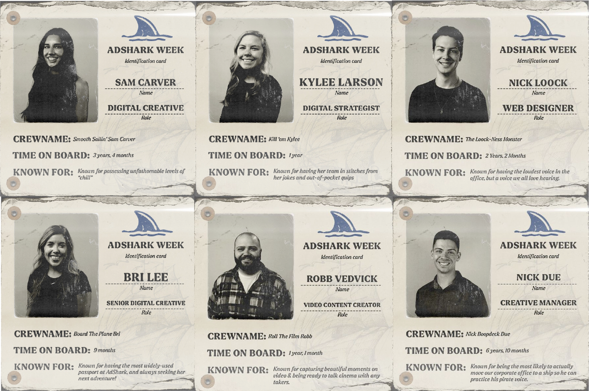 adshark week crew member cards
