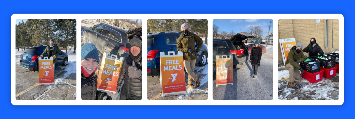 volunteering ymca food delivery fargo