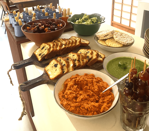 Foto van eten bij de herberg in oriëntalis Nijmegen