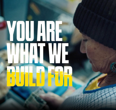 you are what we build for