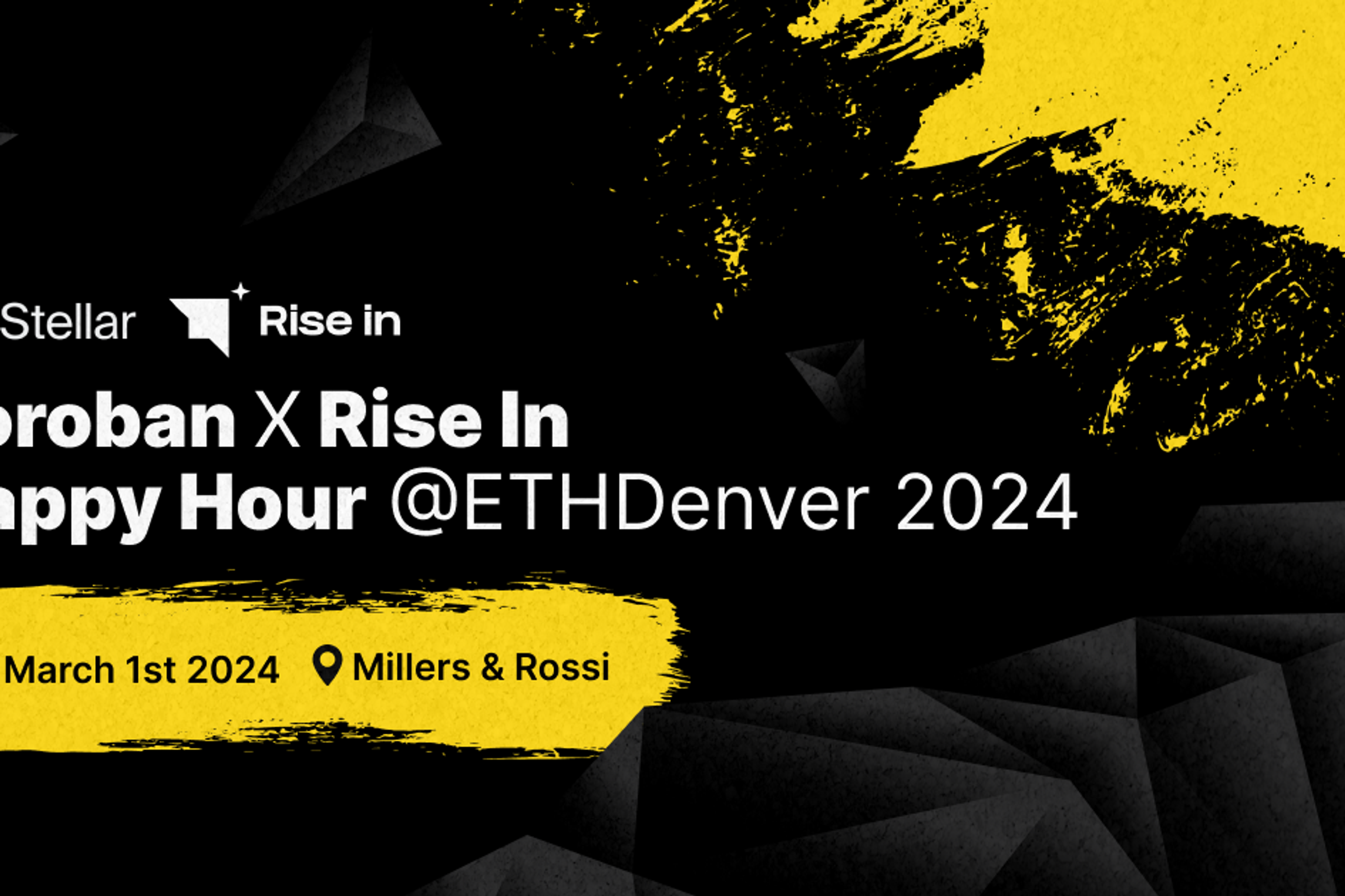 Soroban x Rise In Happy Hour @ETHDenver 2024