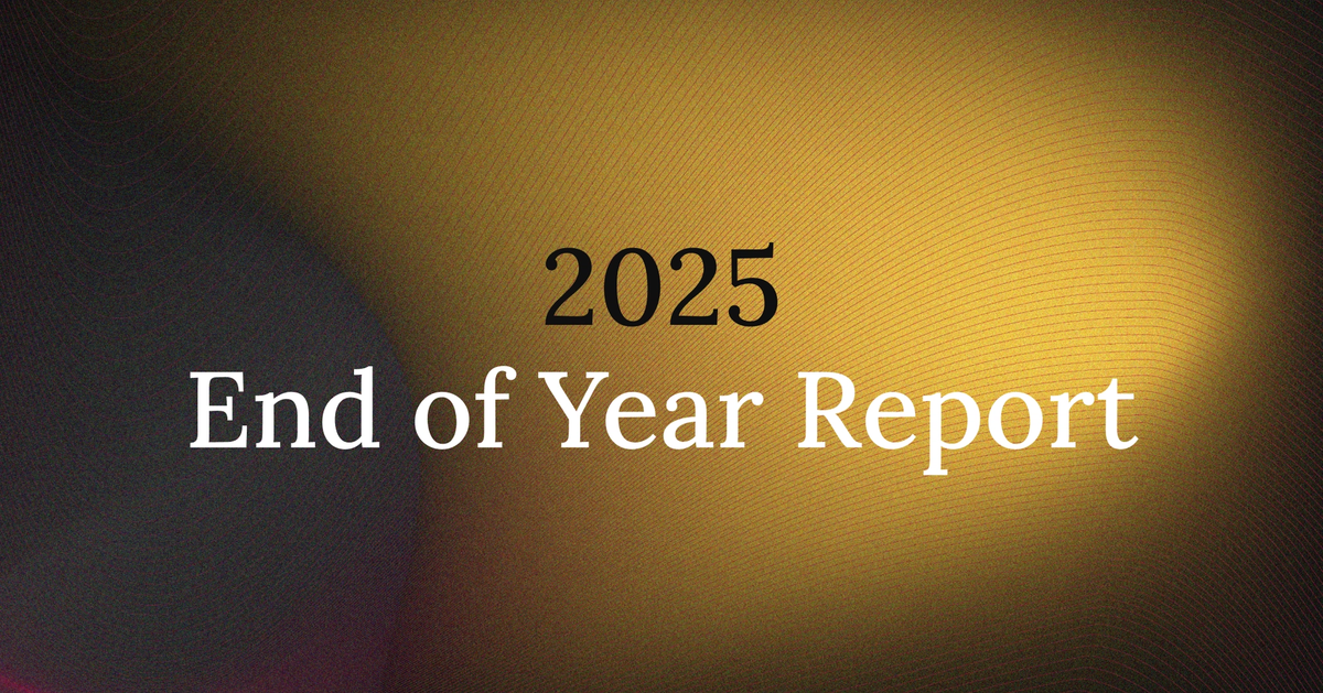 Stellar | End of Year 2025 Report – Execution at Scale