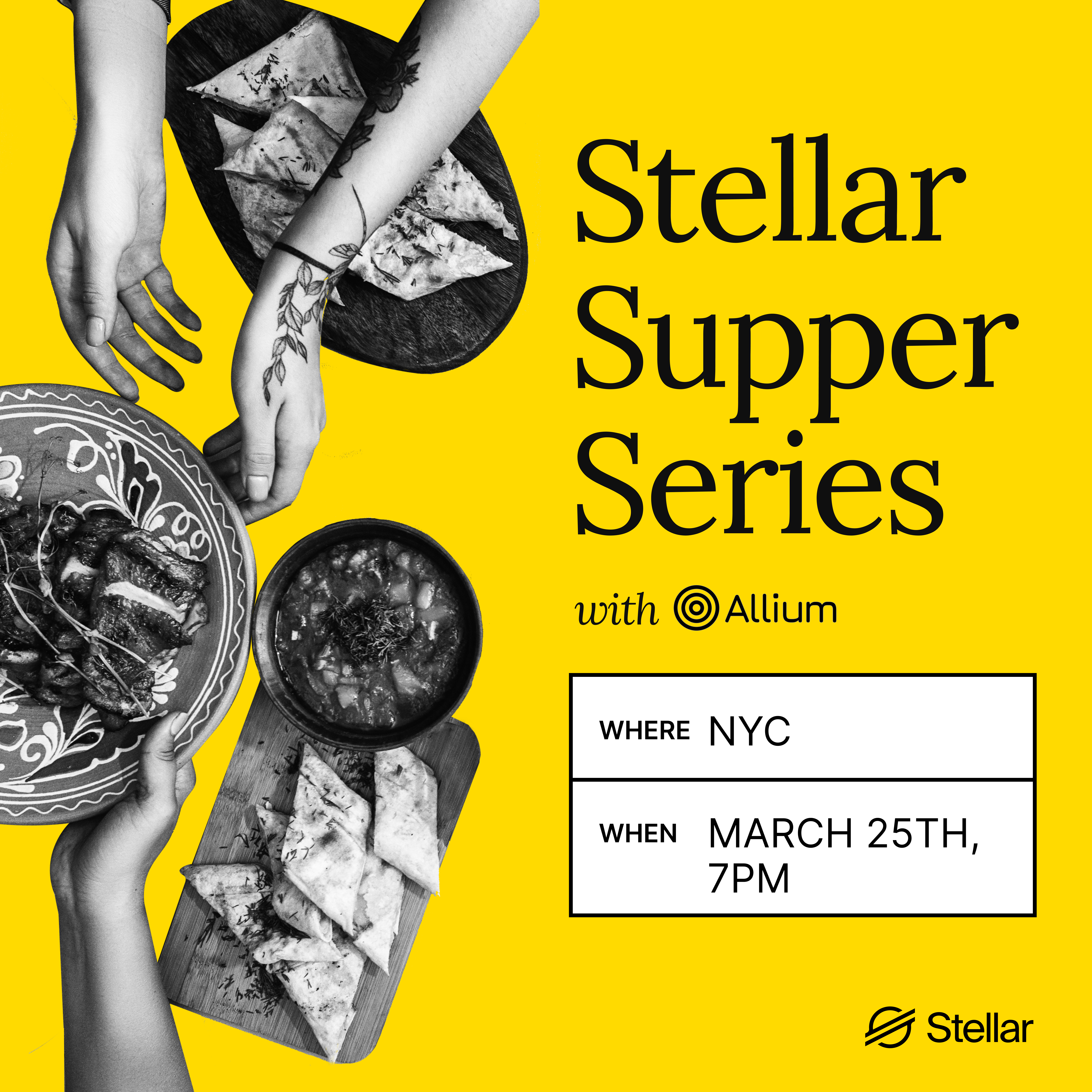 Stellar Supper Series with Allium