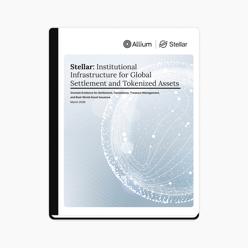 Stellar Institutional Infrastructure Report