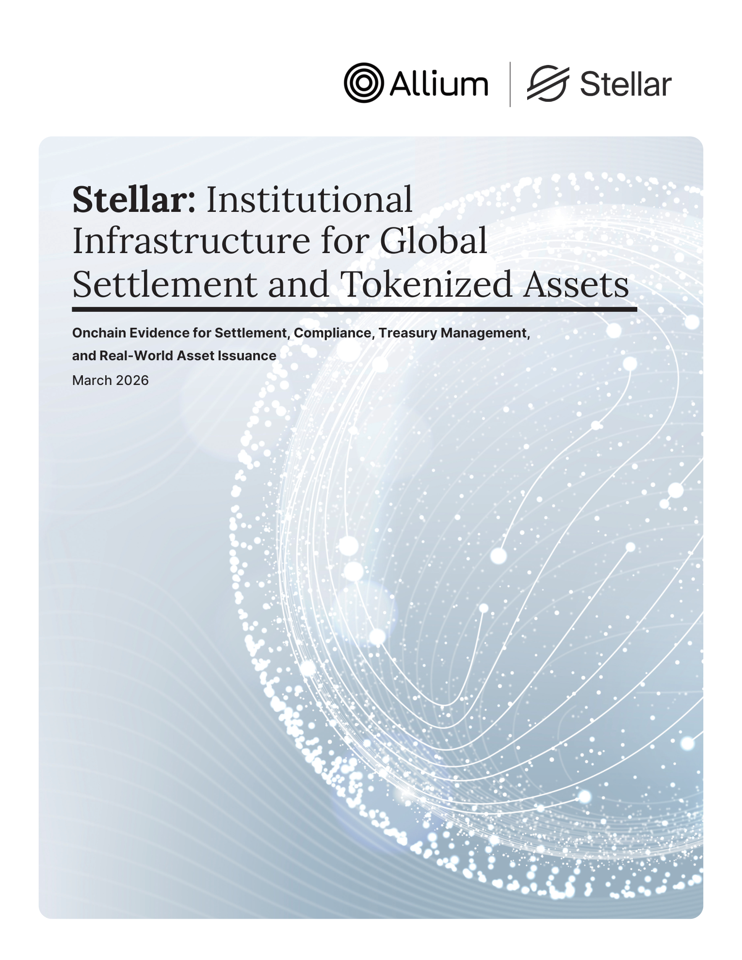 Stellar Institutional Infrastructure Report