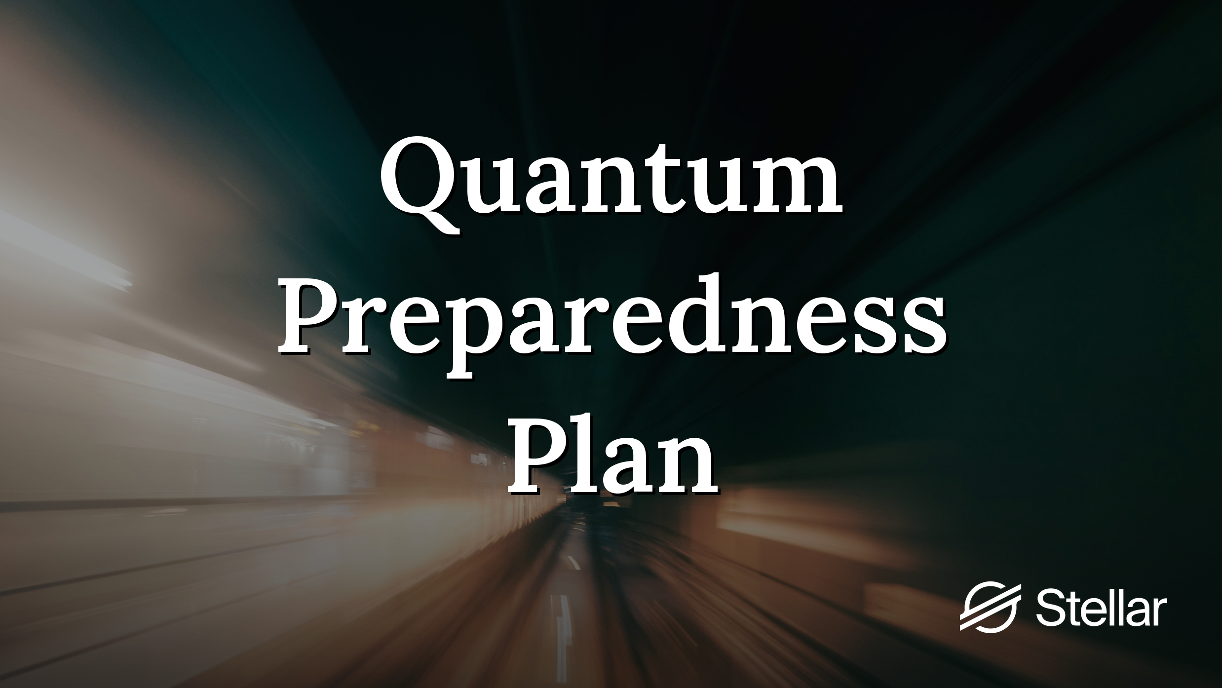 Introducing the Quantum Preparedness Plan