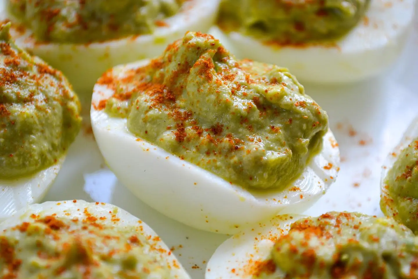 Avocado Deviled Eggs