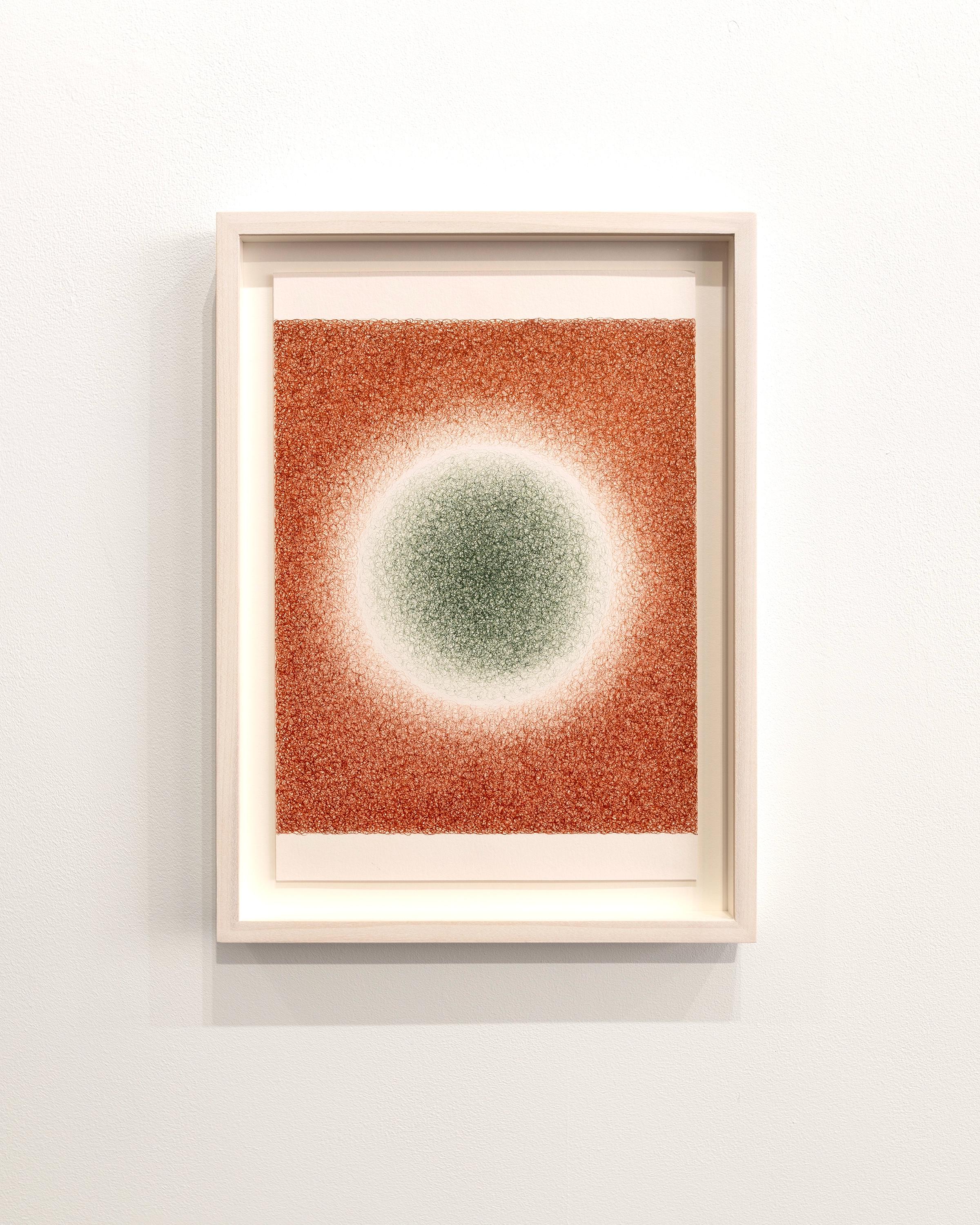 Circular glow (sepia-green)