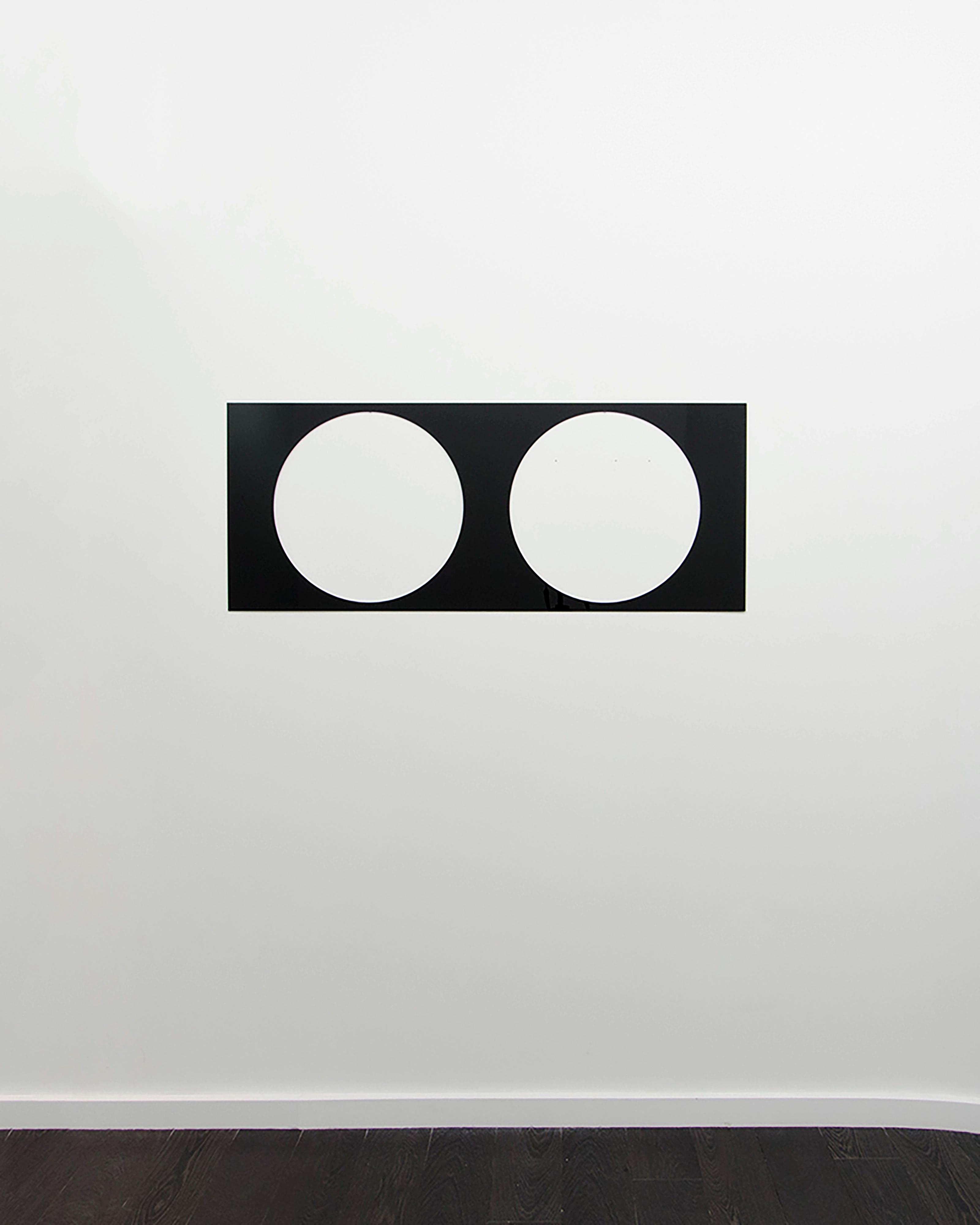 Two Round Holes, Square Pitch