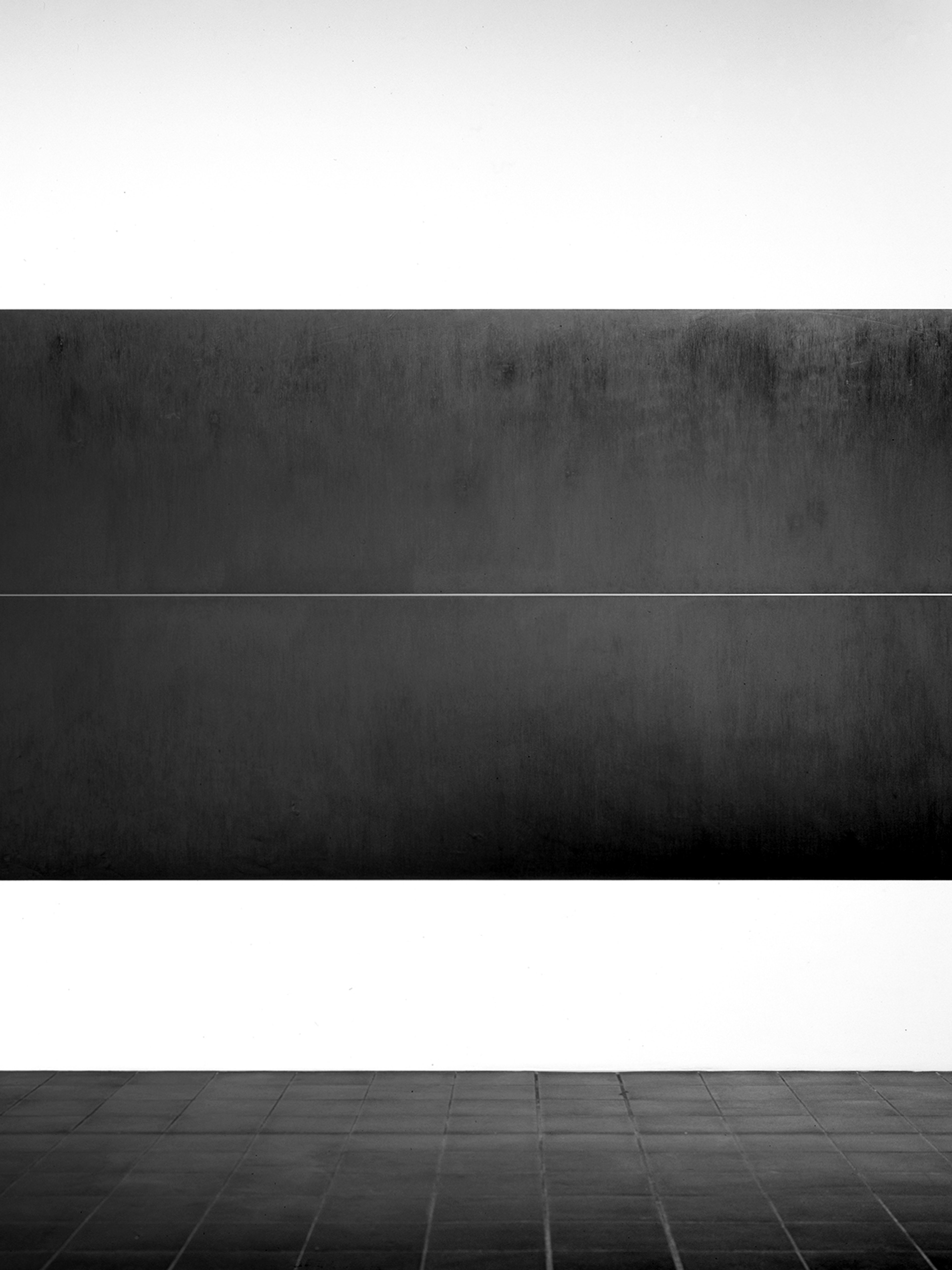 Frank Gerritz Rough Cuts I, 1998 Graphite pencil on wall 180 x 360 cm