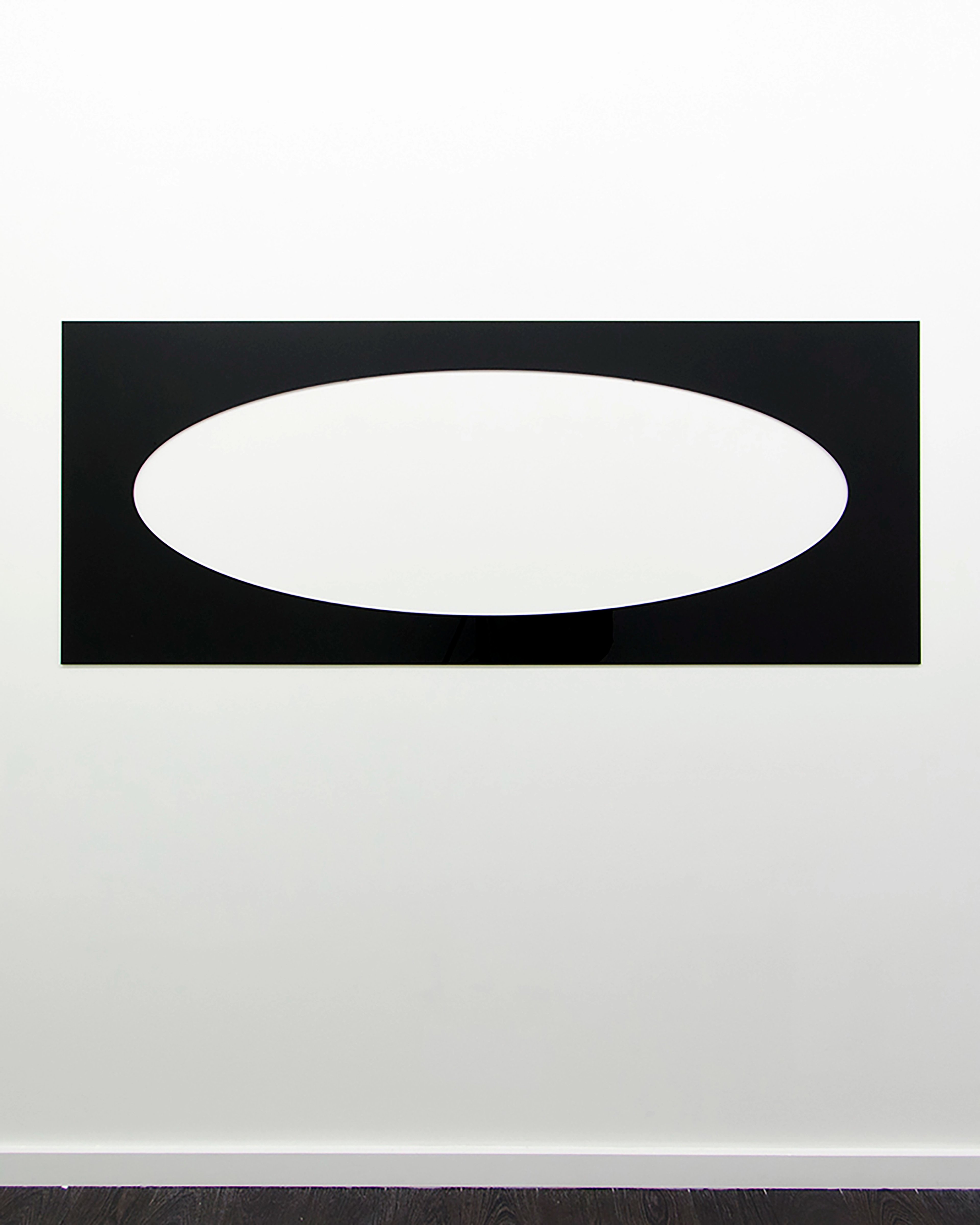 Reflective Editor: One Horizontal Elliptical Hole, Parallel Pattern