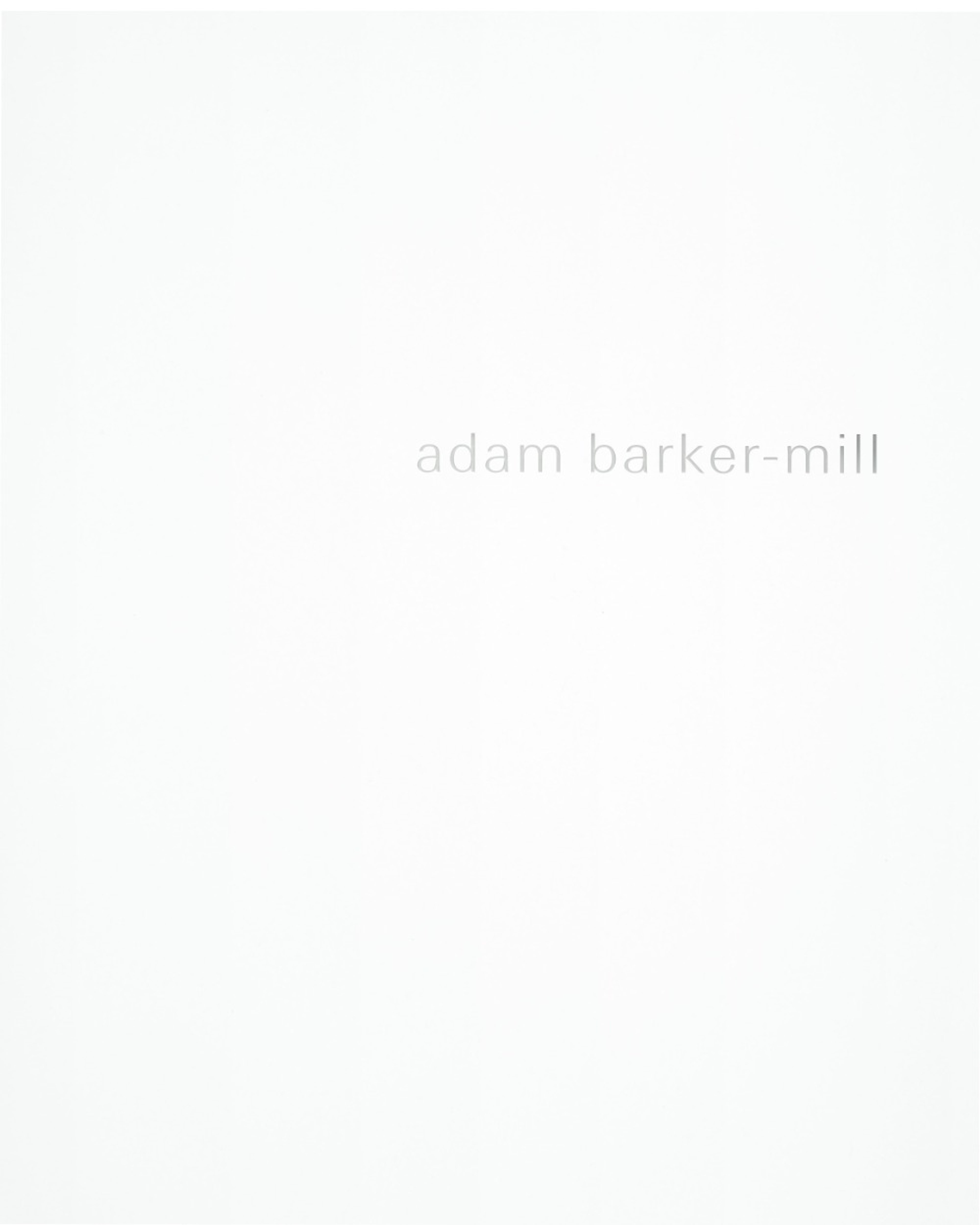 Adam Barker-Mill