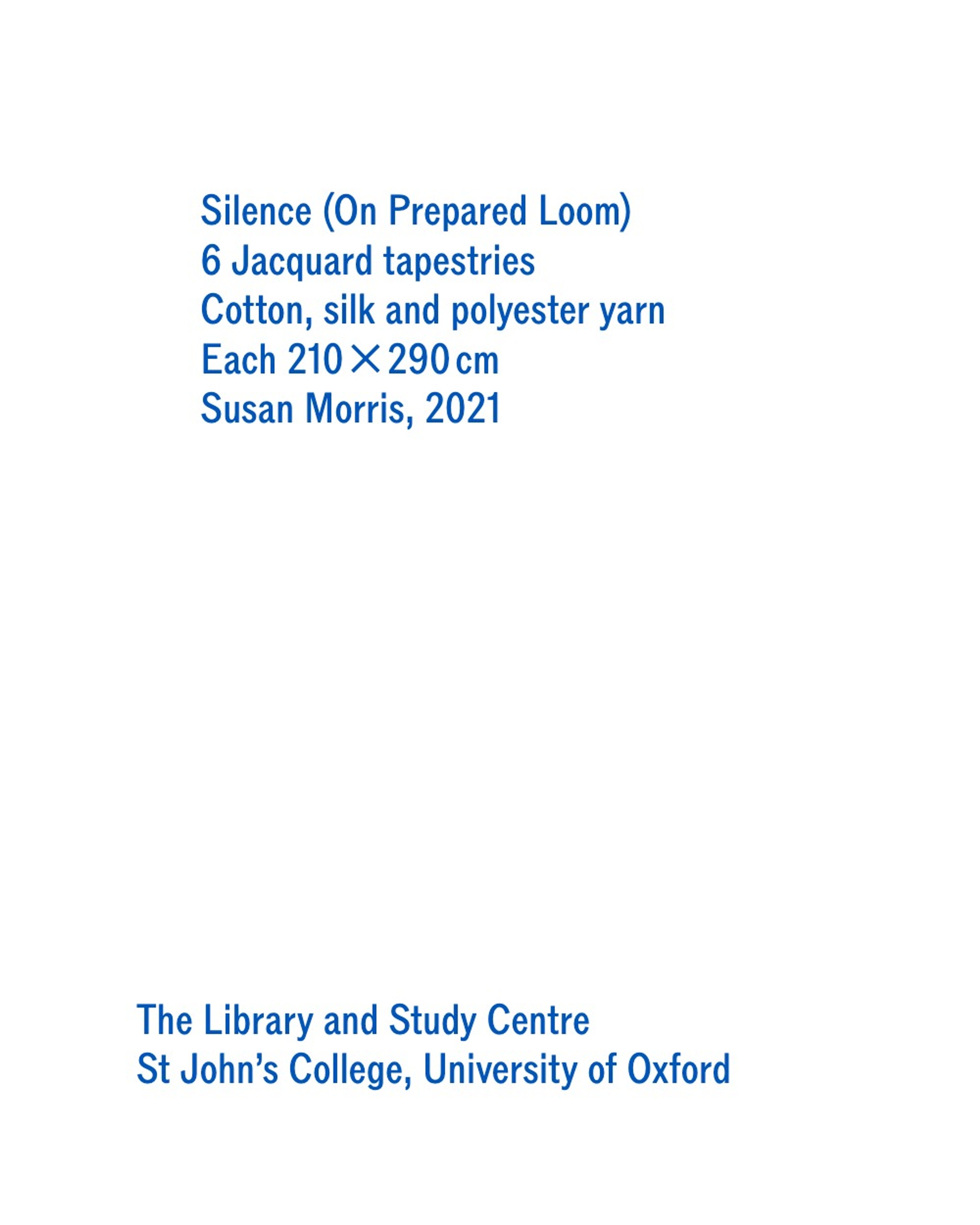 Silence (On Prepared Loom)