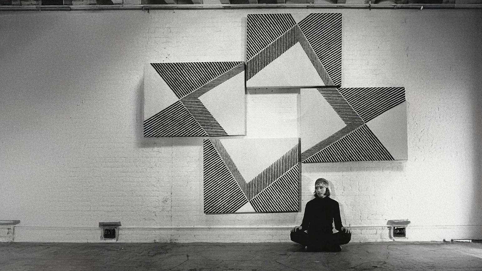 Joan Witek in her Duane Street Loft, NYC, 1974. © Joan Witek Studio & Bartha_contemporary