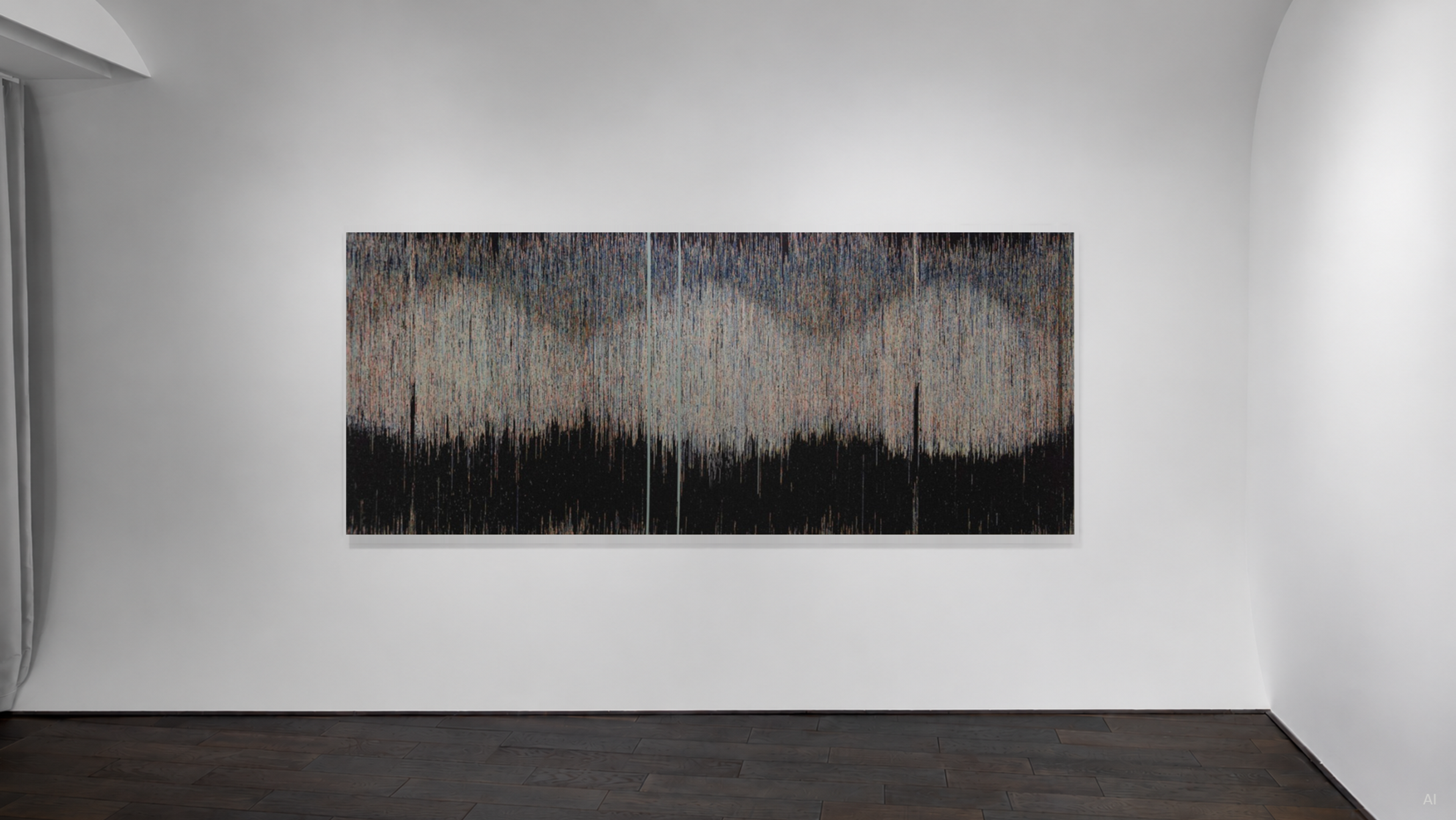 Installation view, News and Weather Jill Baroff, Susan Morris, Mike Meiré