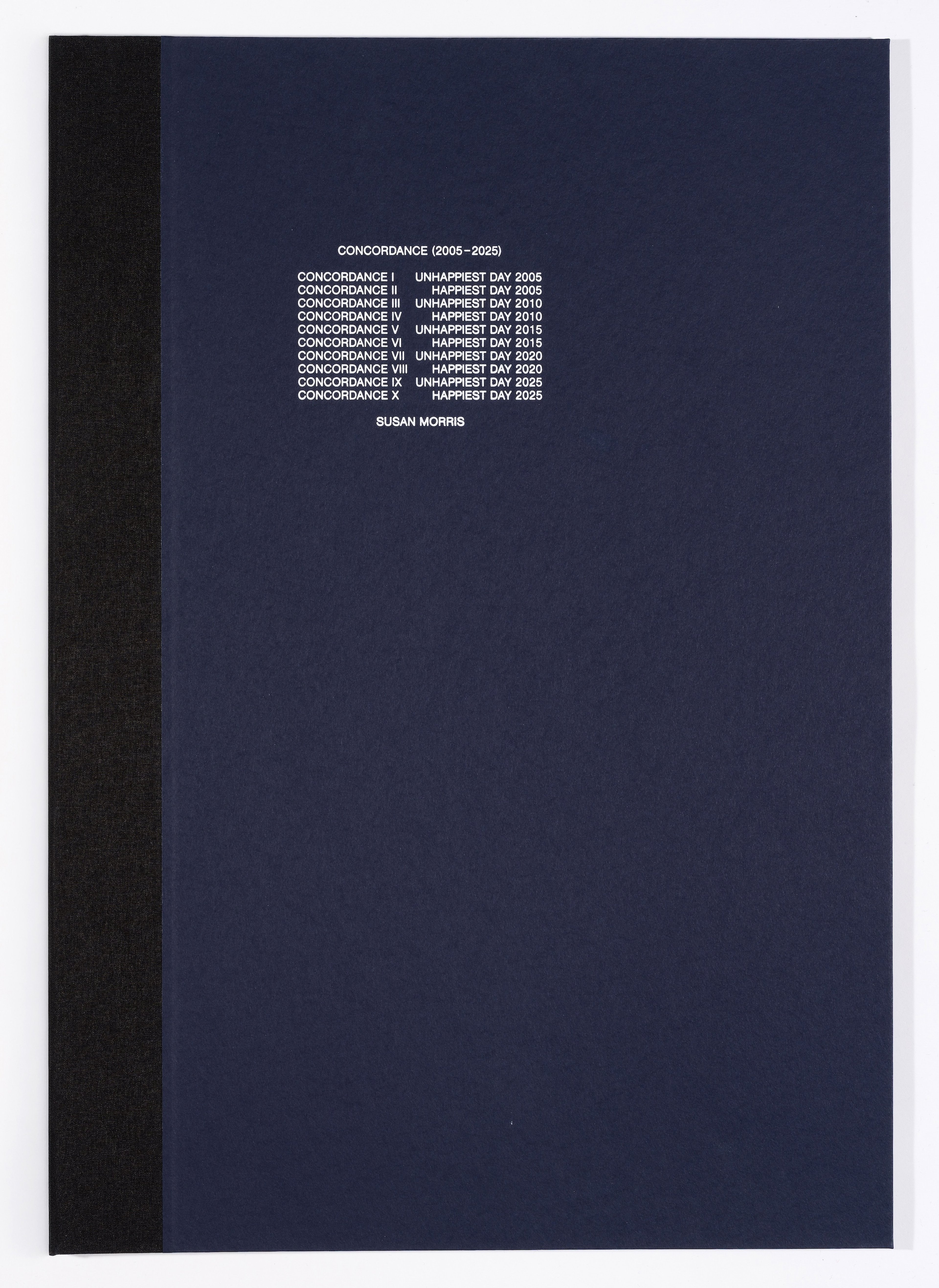 Susan Morris, Portfolio Edition: Concordance (2005 – 2025), artist's book, lithograph on paper