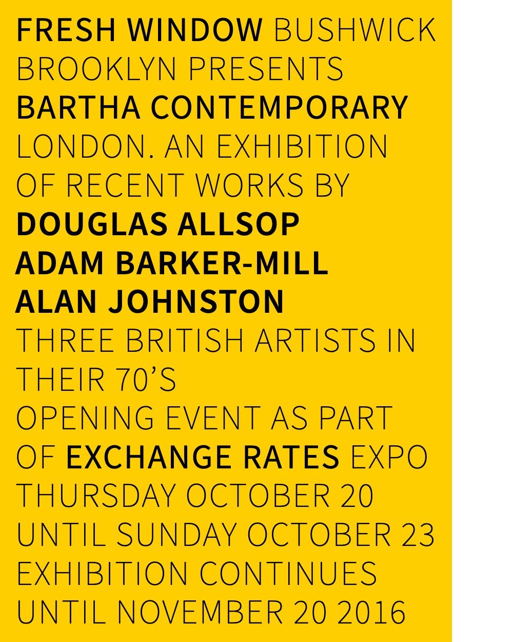 THREE BRITISH ARTISTS