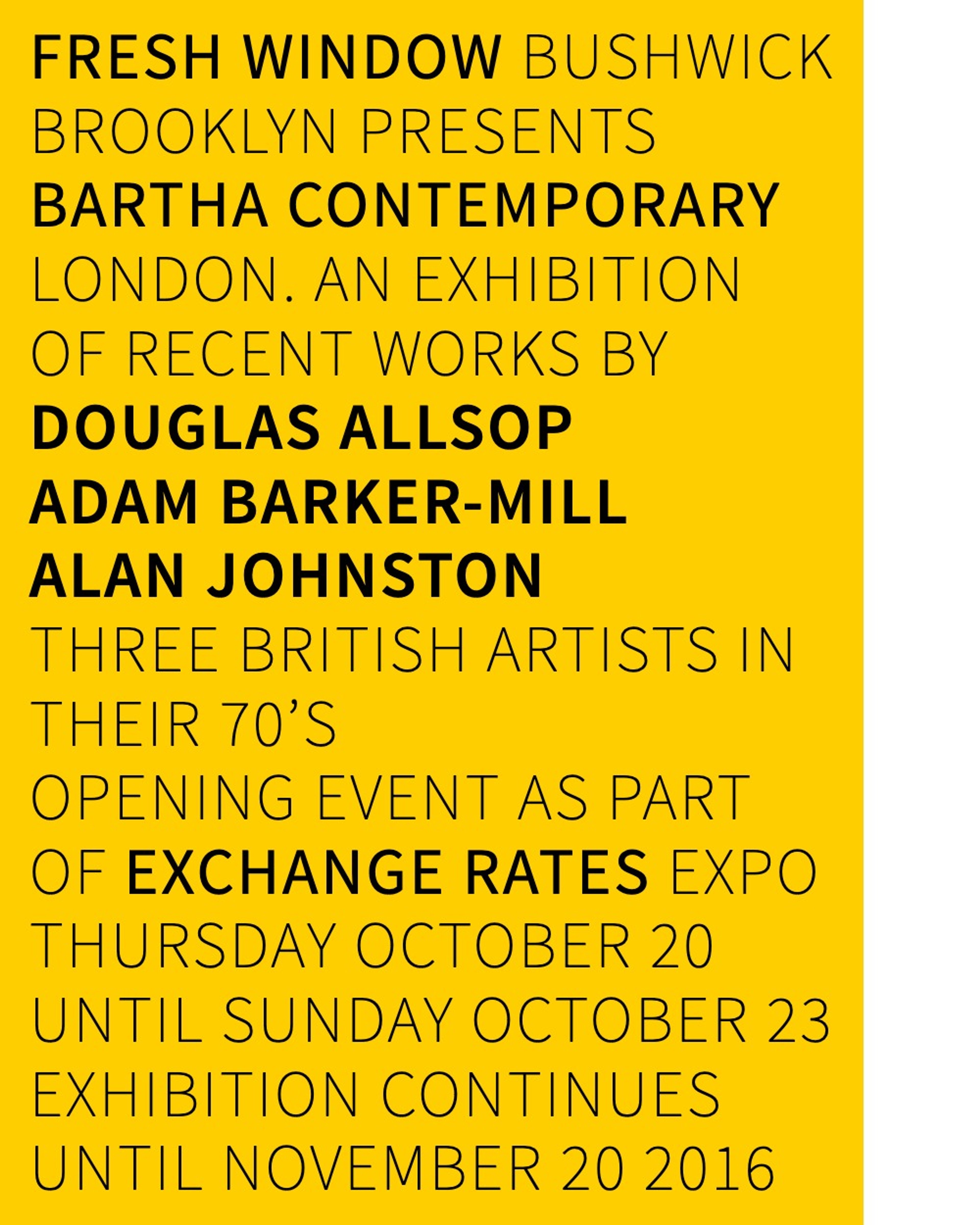 THREE BRITISH ARTISTS