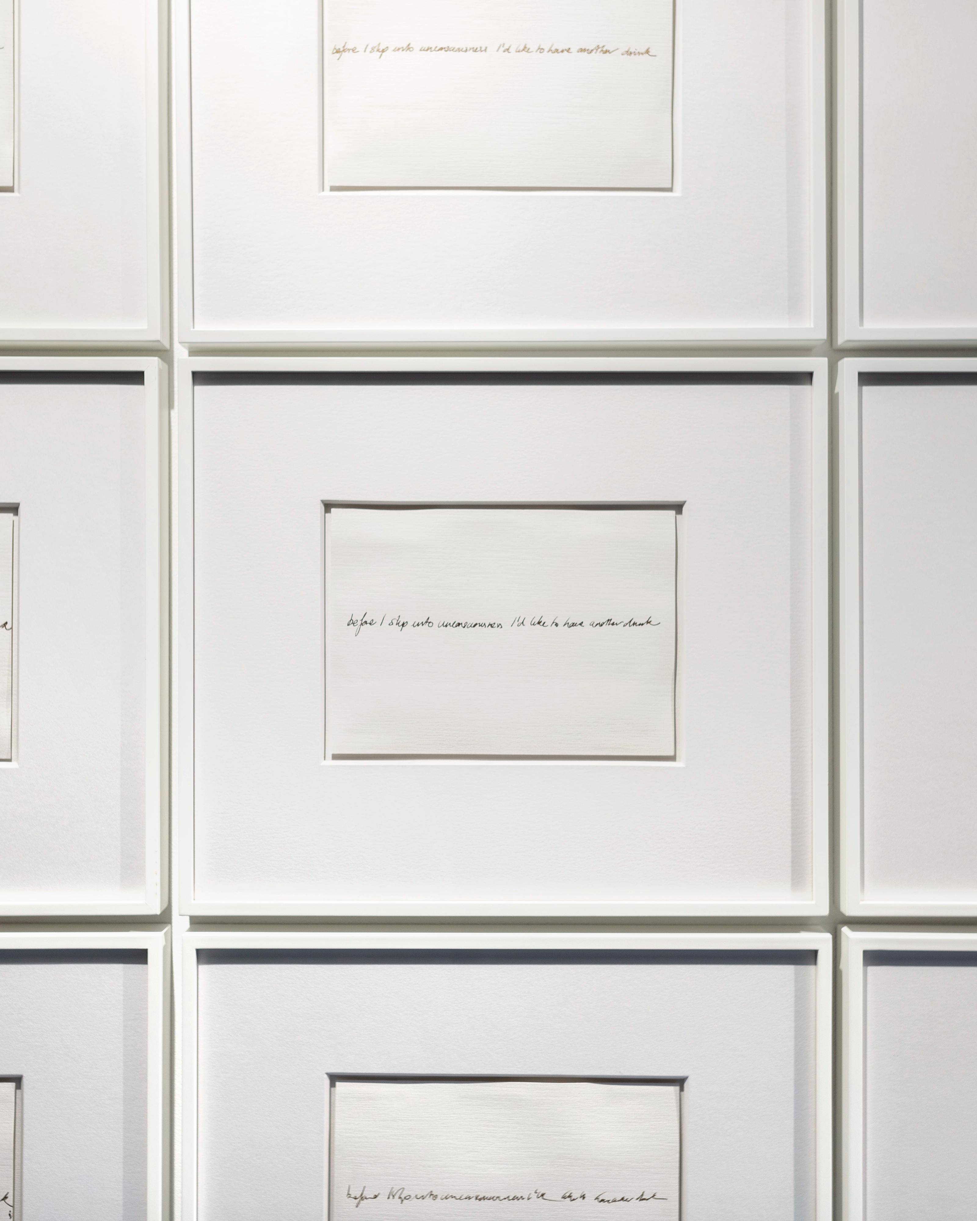 Set of 18 Drawings: The Crystal Ship, 2003