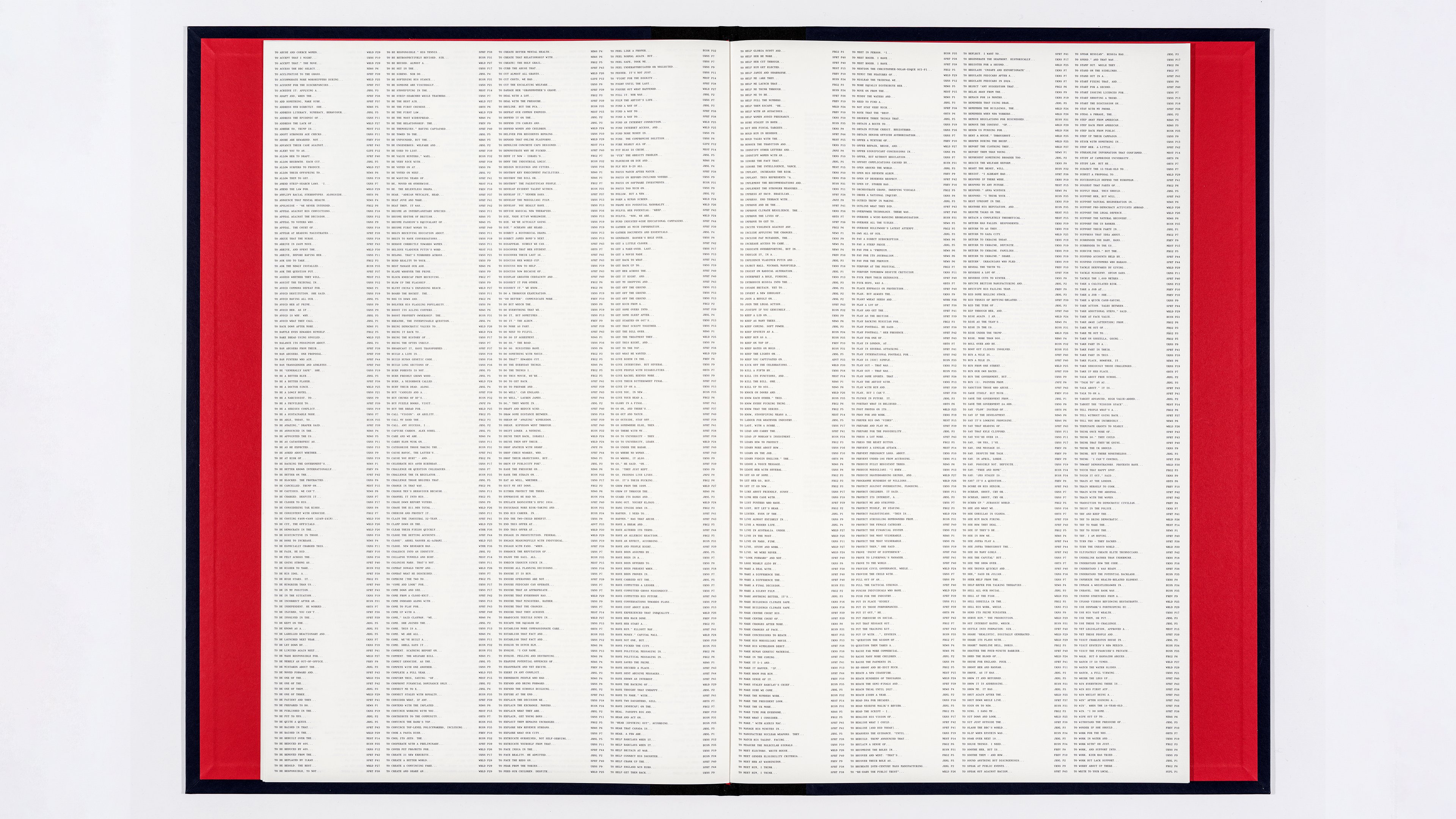 Installation view, Susan Morris: Concordance