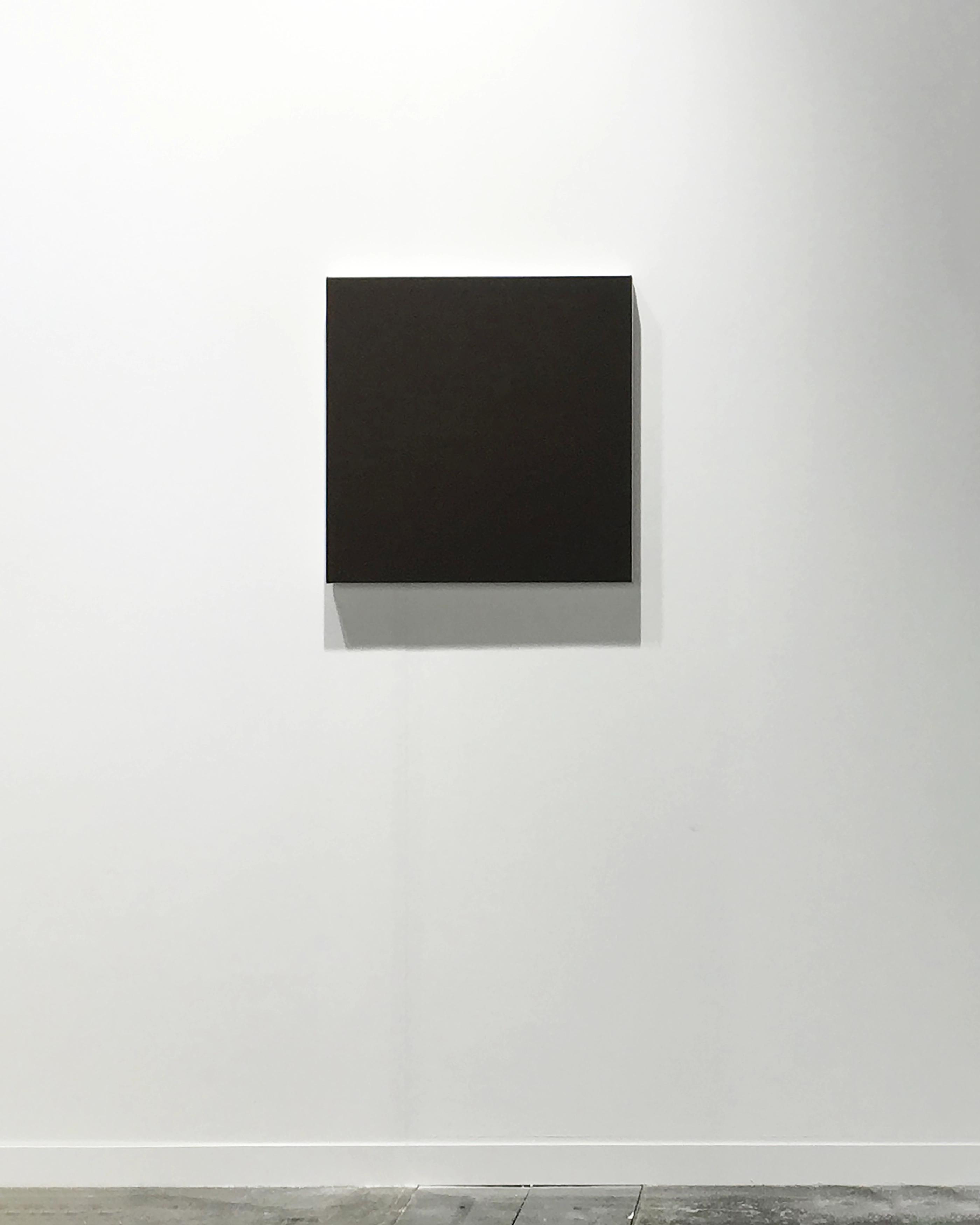 Painting #93041, "Green-Red Lines" - Black series