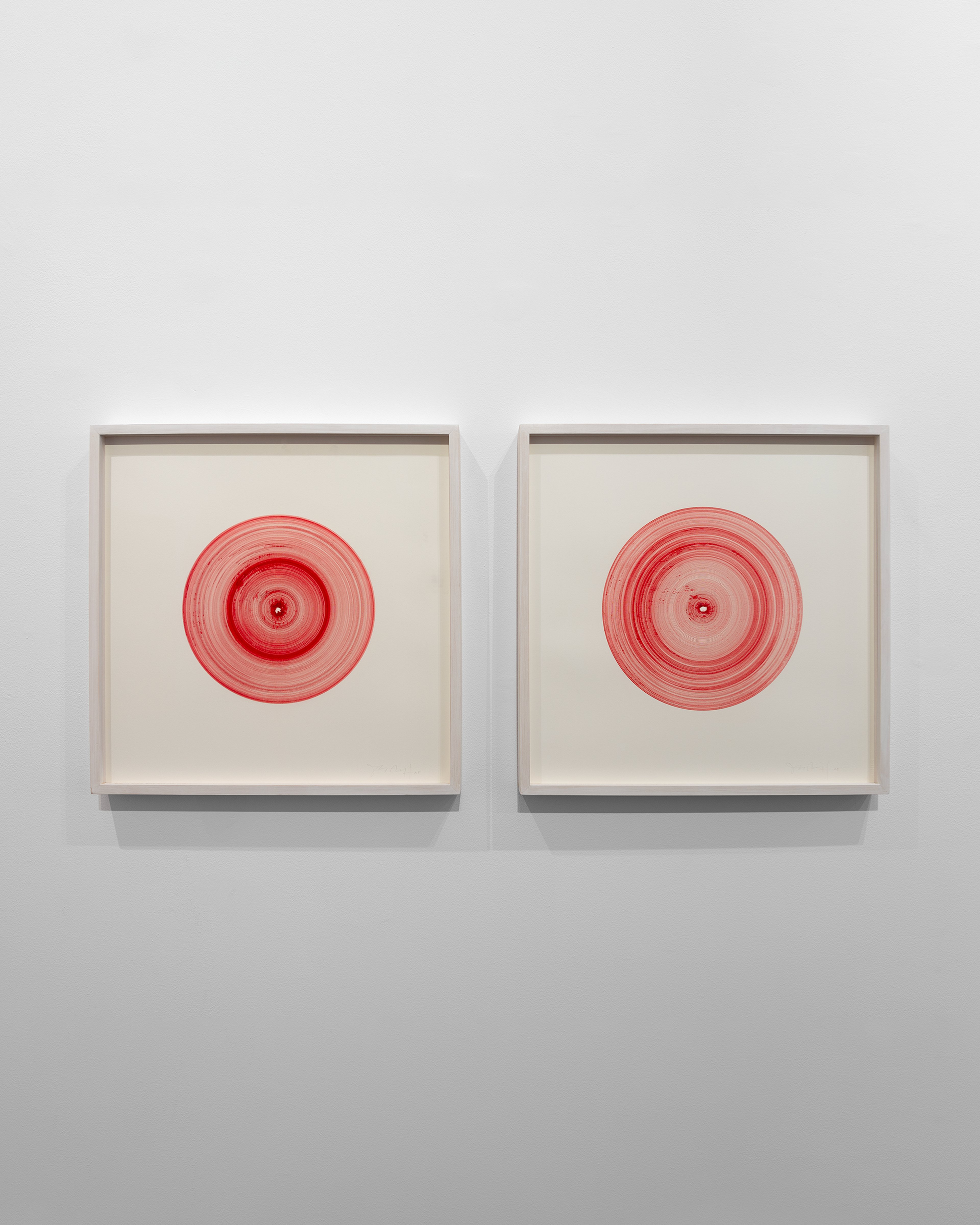 Diptych, Red Tide Drawings: New York Harbour 31/12/08 and 01/01/09