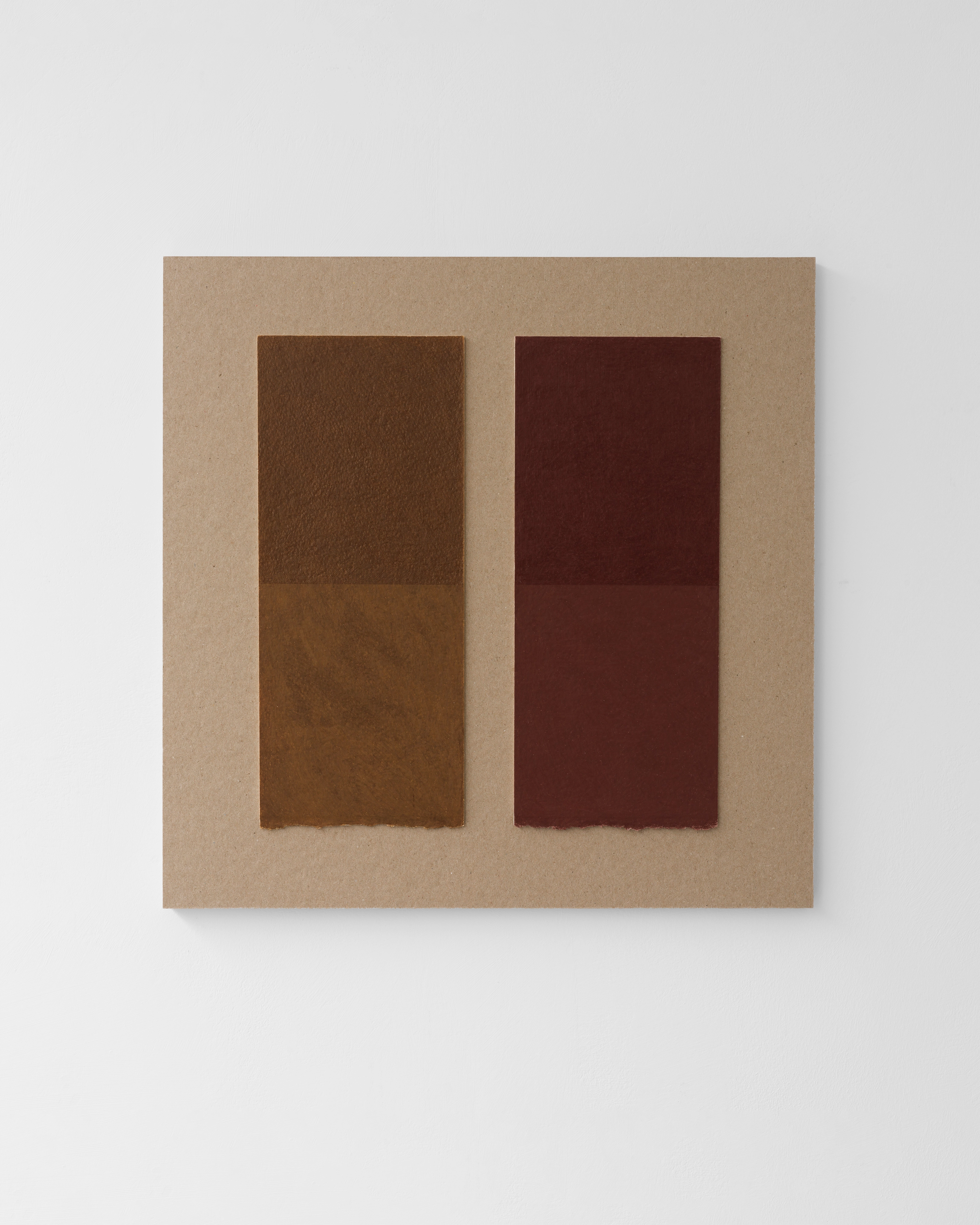 November Colour Chart No. 4: Brown Ochre 182, Caput Mortuum 169