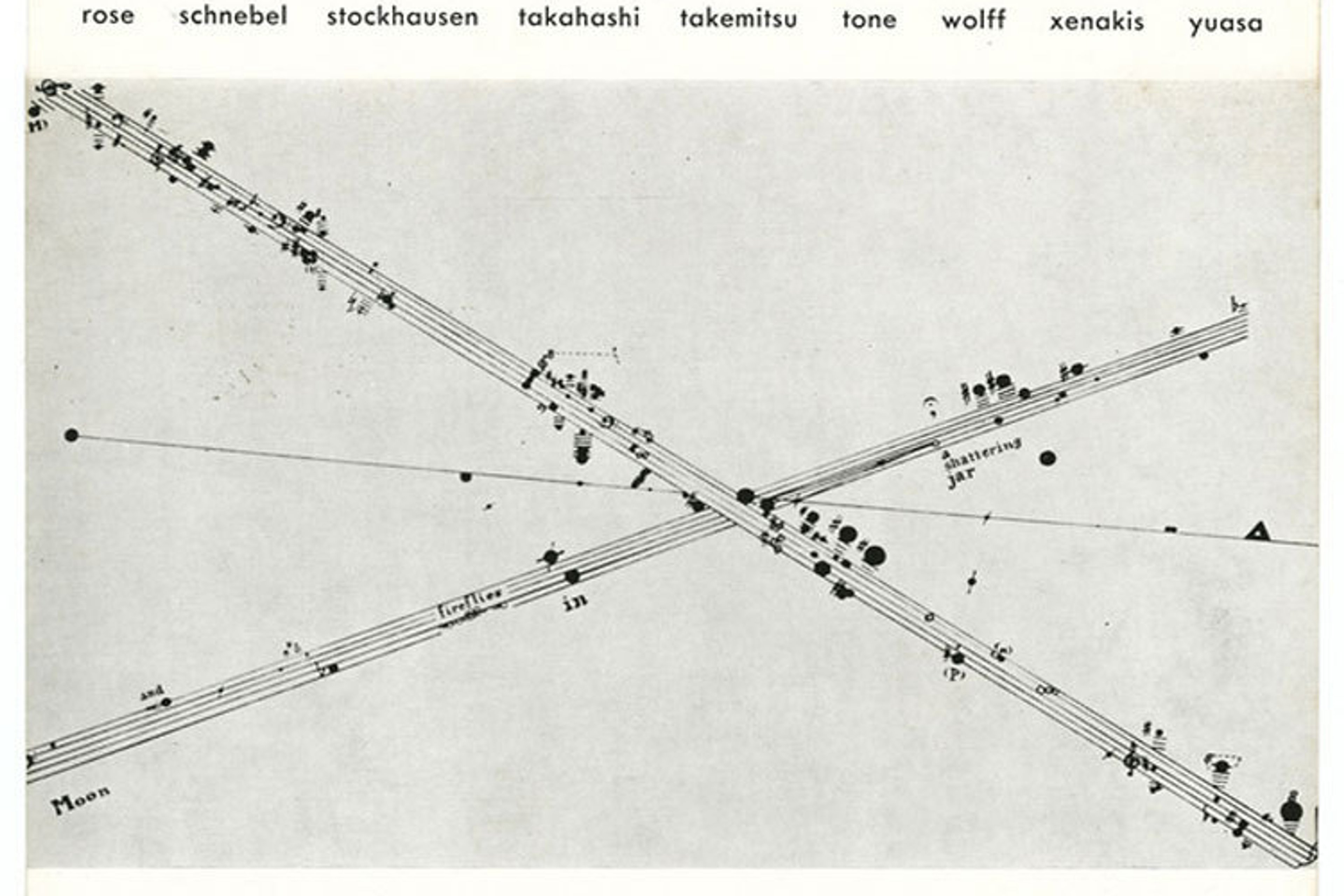 An Exhibition of World Graphic Scores, Minami Gallery, Tokyo, 1962