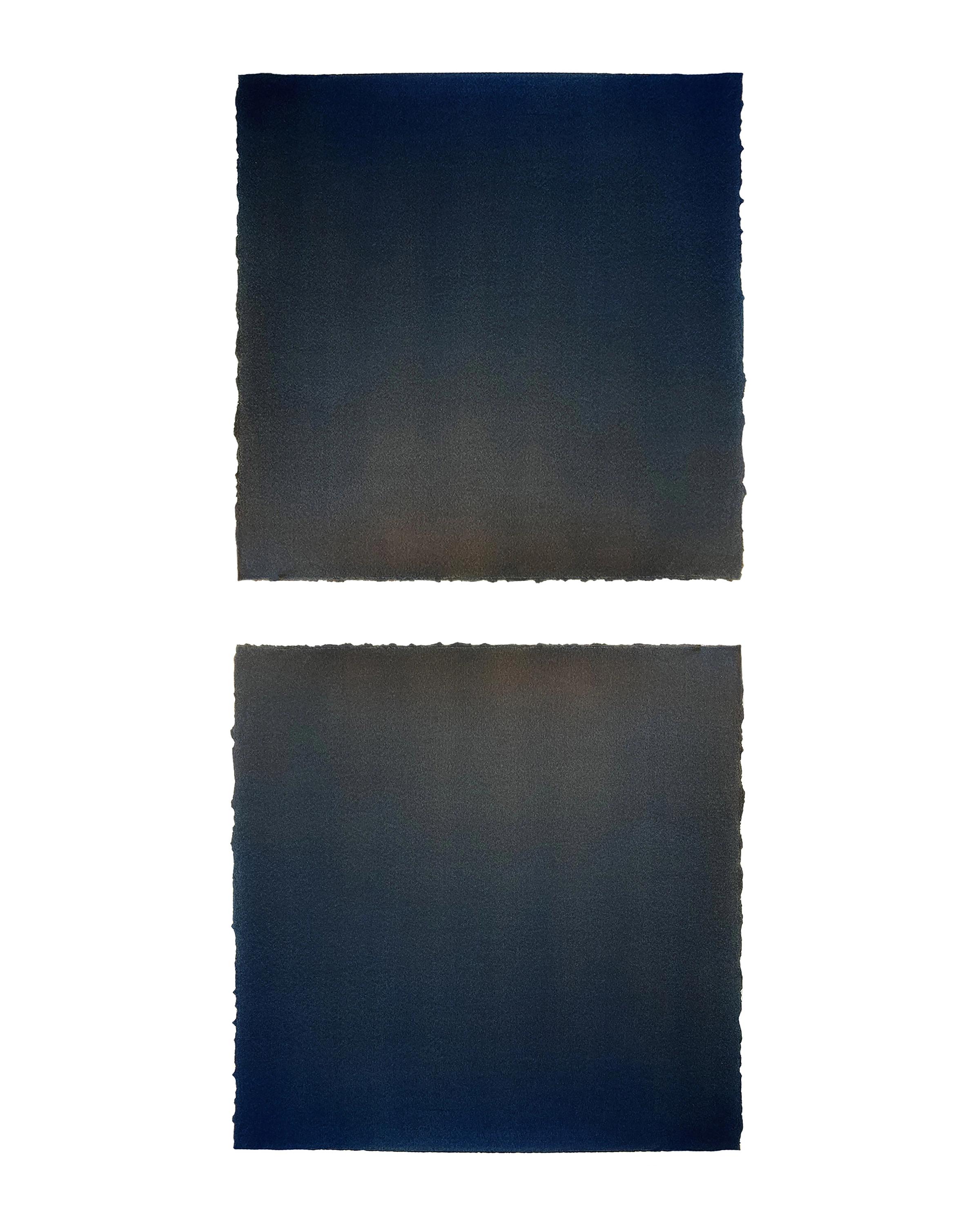 Diptych: Burnt Sienna and Milori