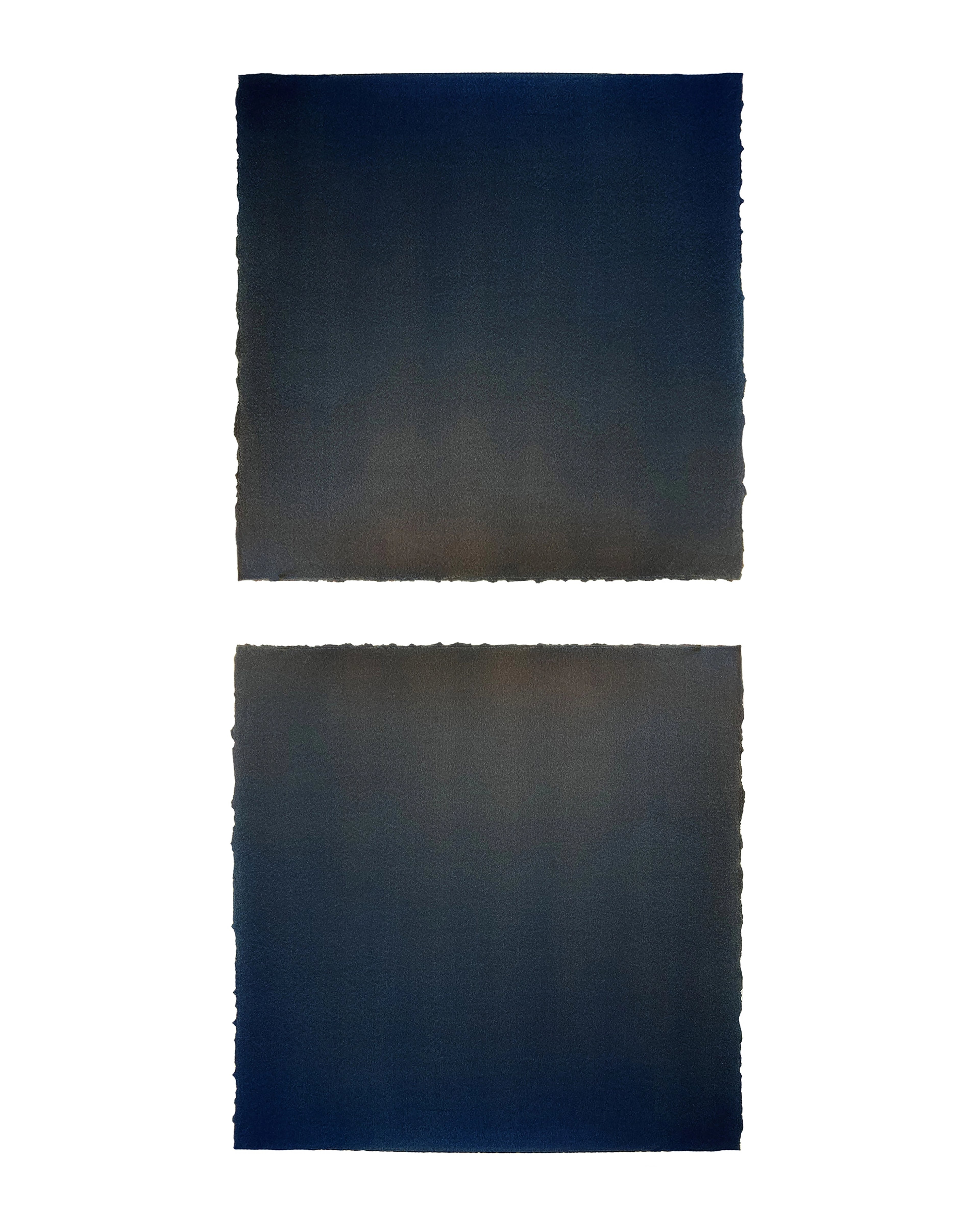 Diptych: Burnt Sienna and Milori