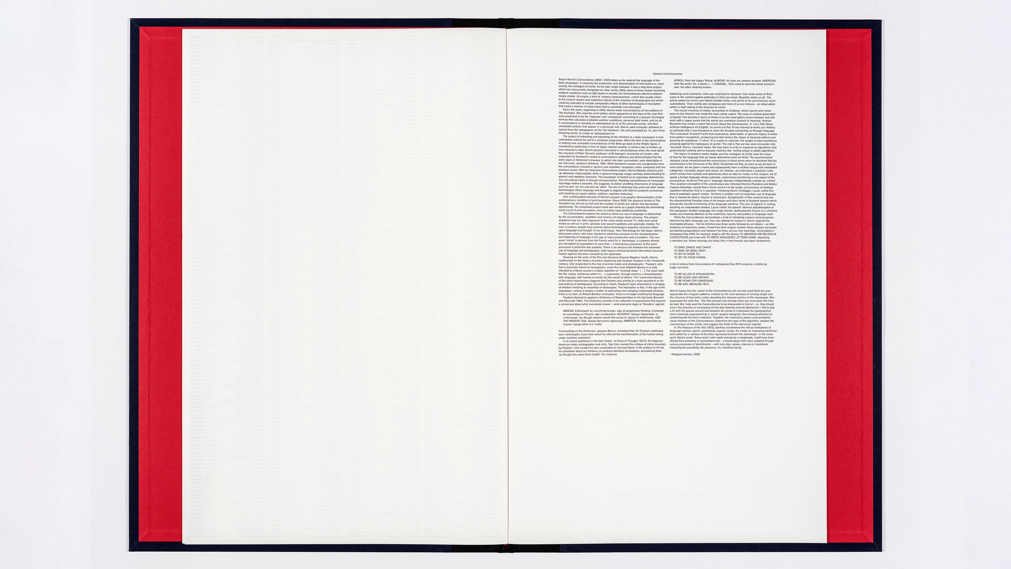 Installation view, Susan Morris: Concordance