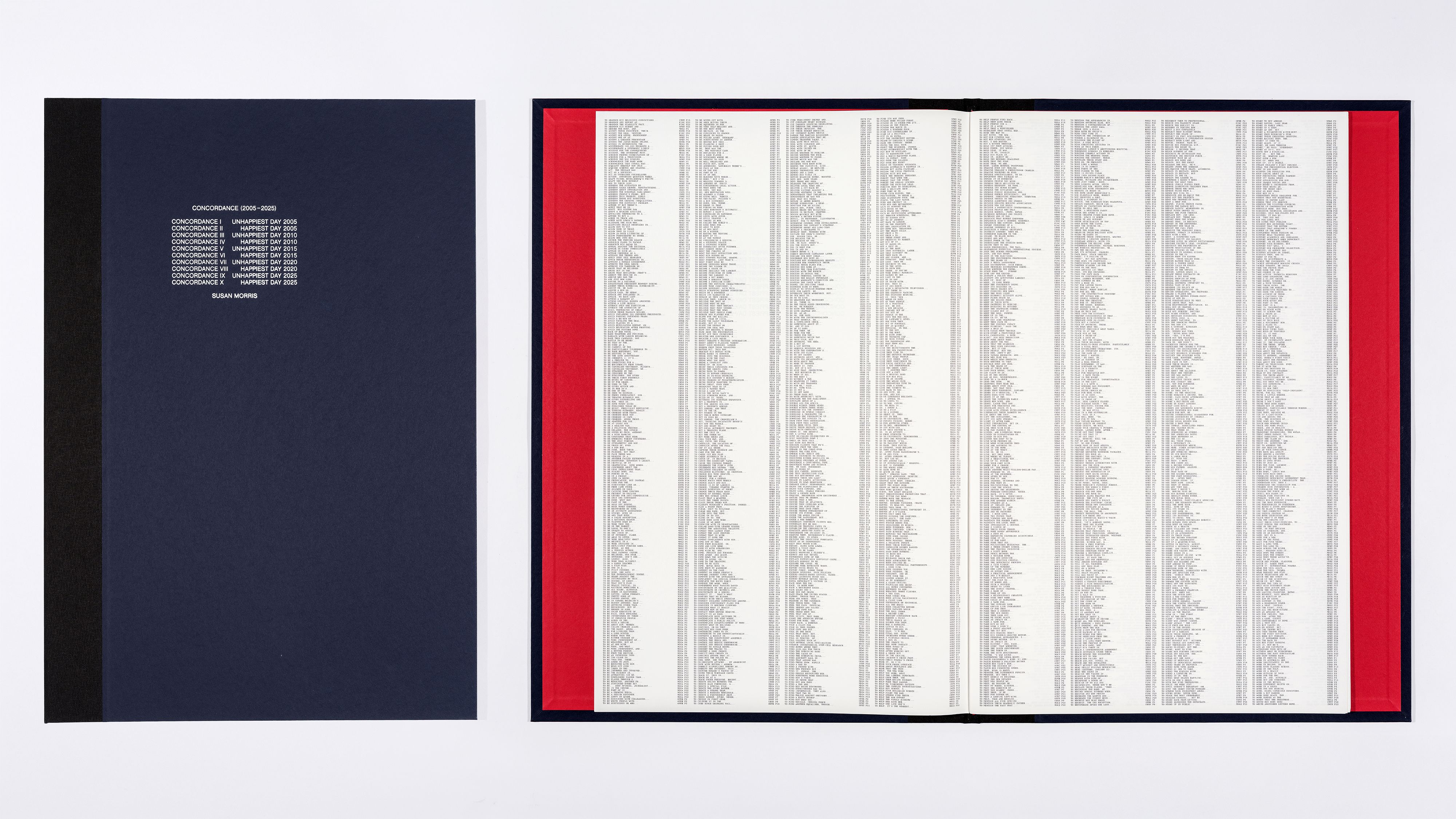 Susan Morris: Concordance
