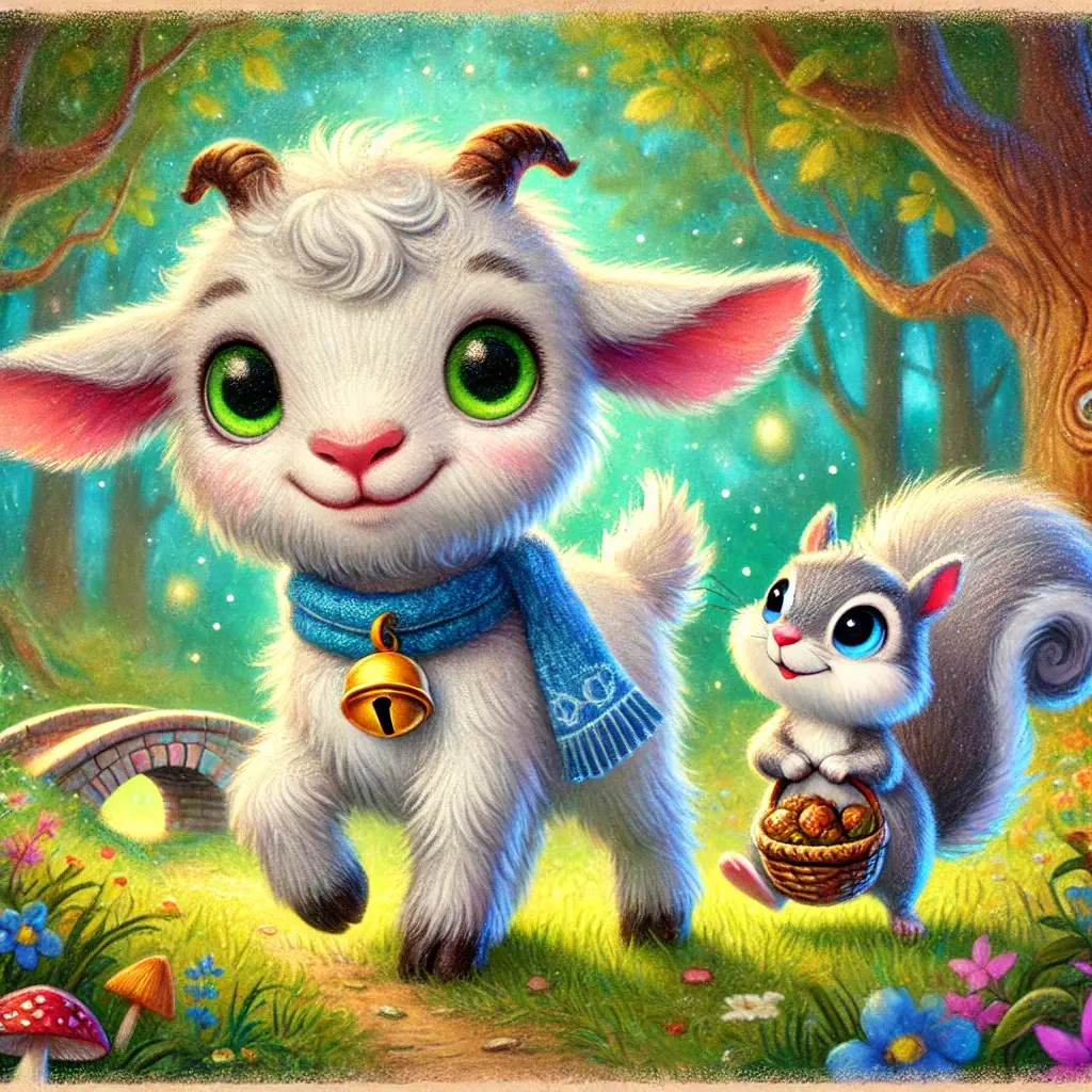 The Three Billy Goats Gruff and the Magical Meadow of Calm image