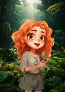 Ellie's Golden Key - An Adventure in the Heart of the Jungle  image