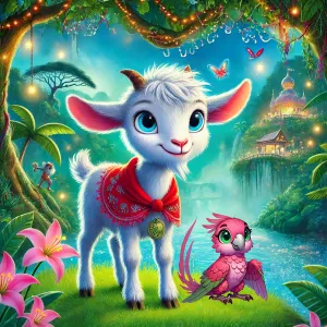 The Three Billy Goats Gruff and the Adventure of Making New Friends image